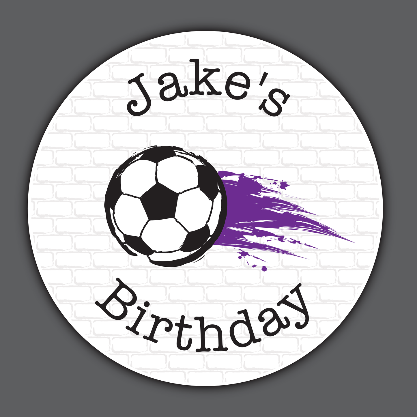 Football - Party Stickers - Birthday