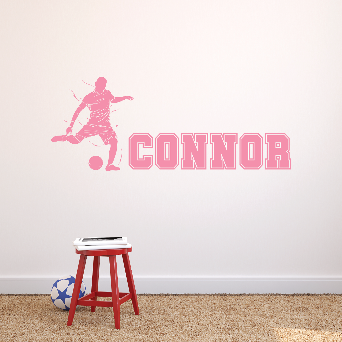 Footballer Wall Graphic