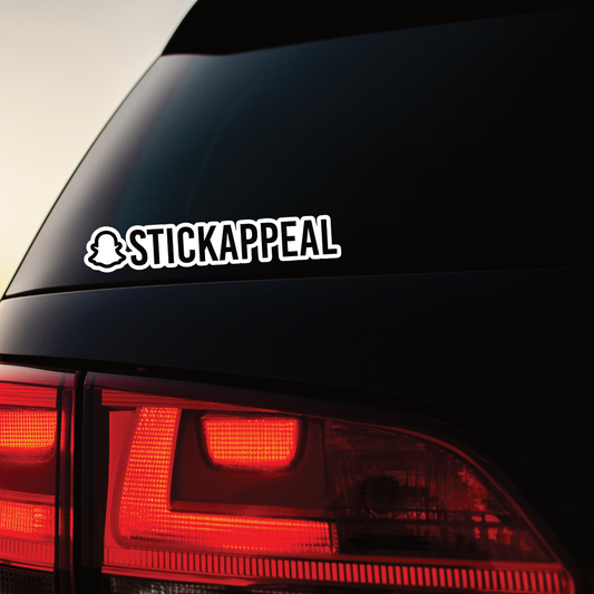 Social Media Tag Vinyl Graphics - Double Layered