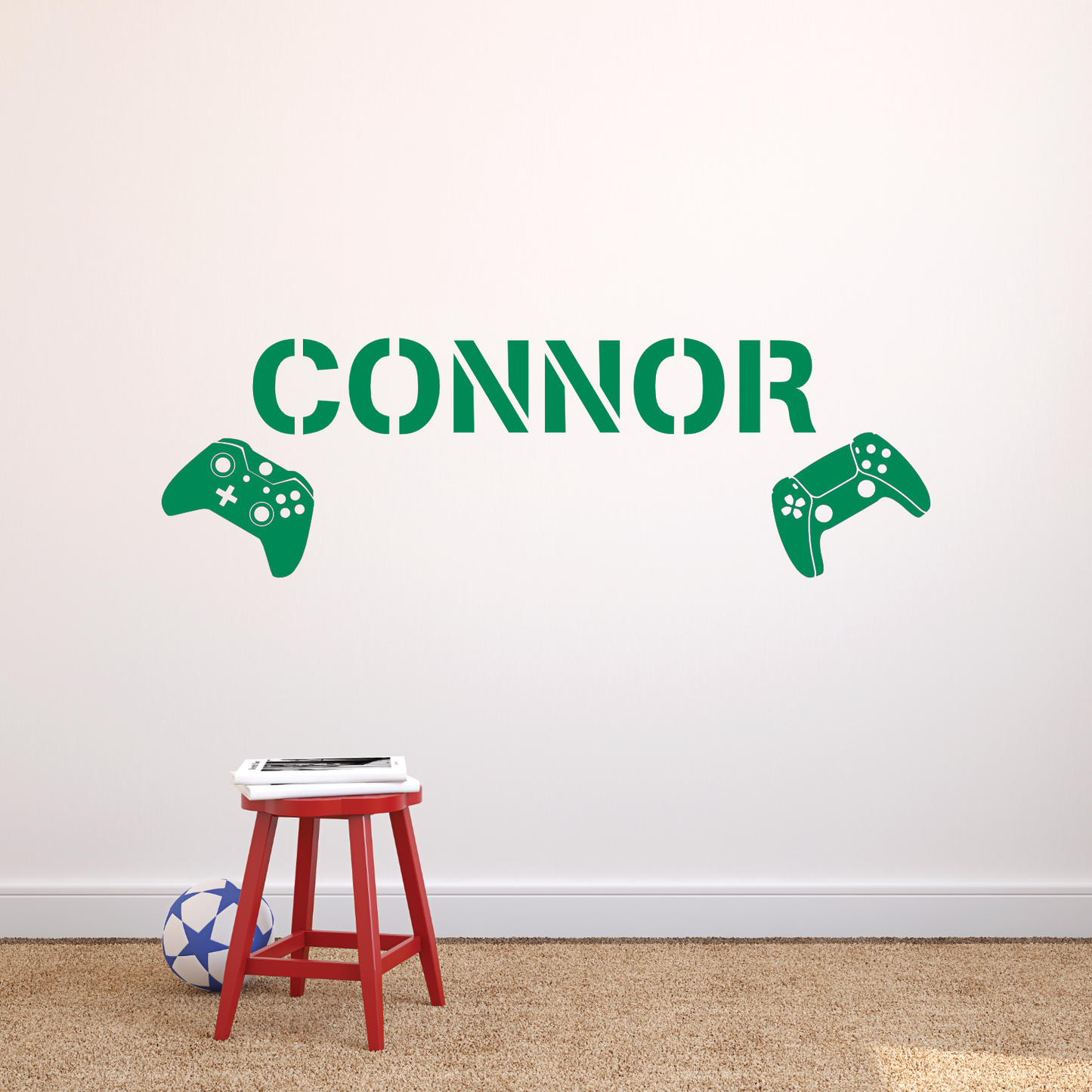 Game Controllers Vinyl Wall Graphic