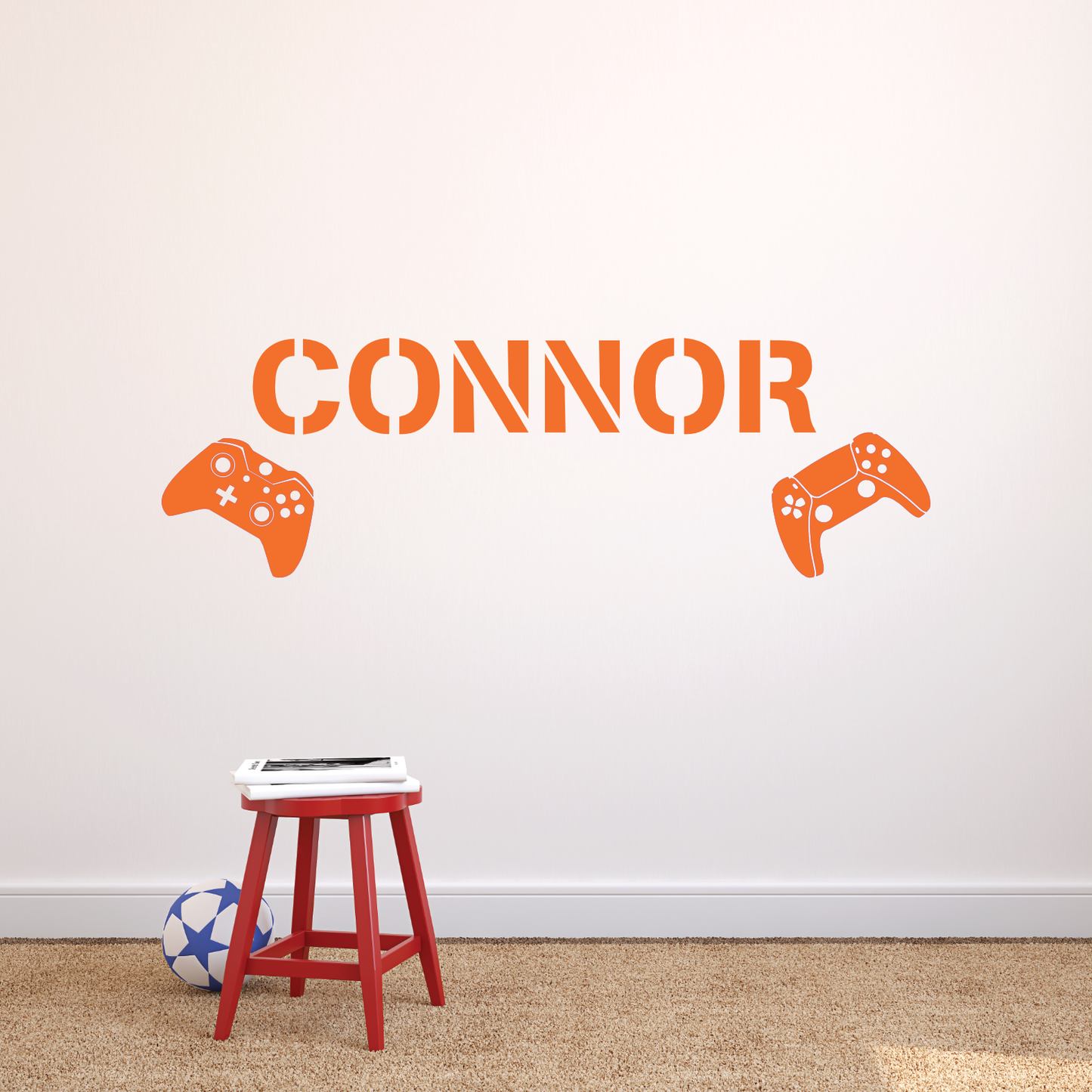 Game Controllers Vinyl Wall Graphic