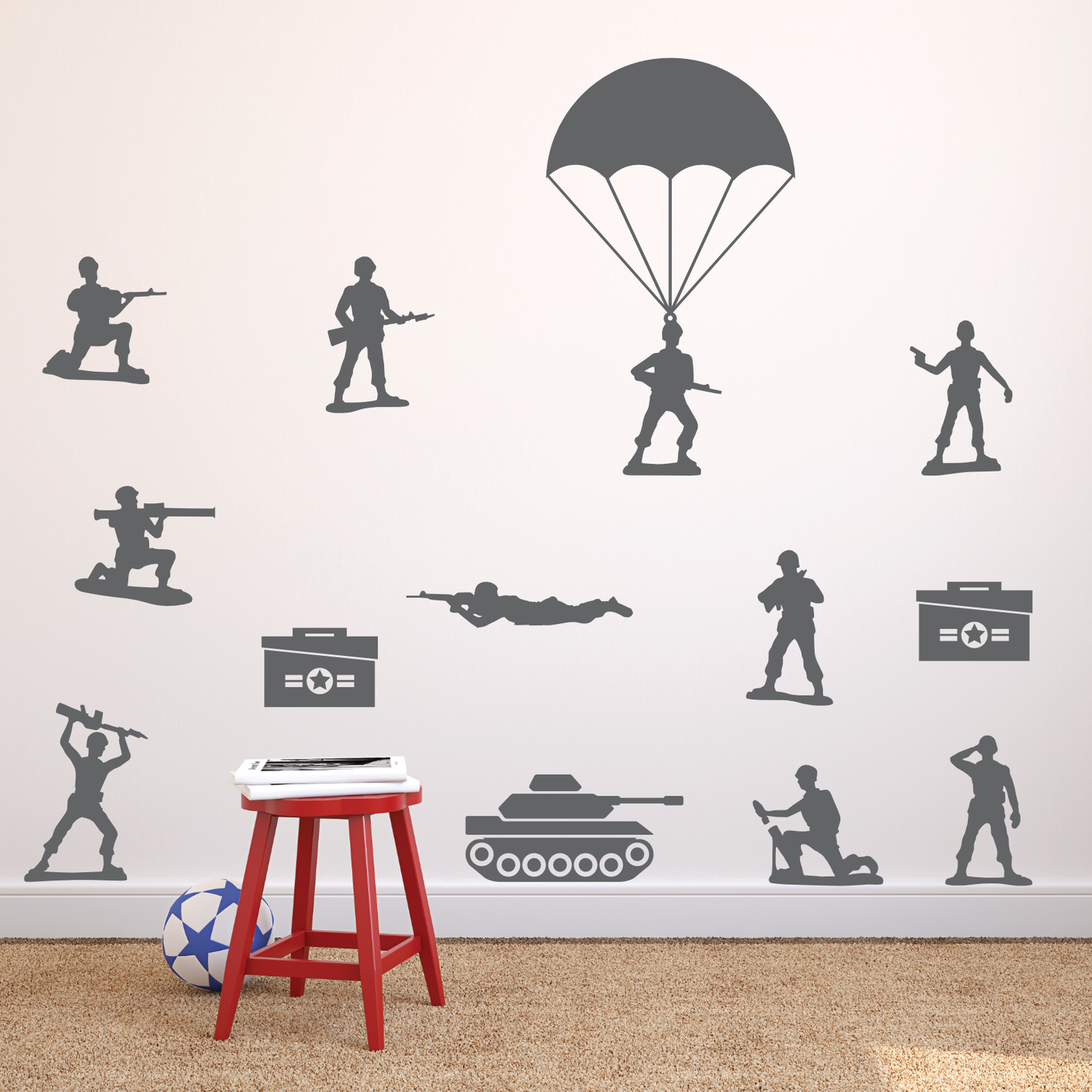 Army Men Vinyl Wall Graphics