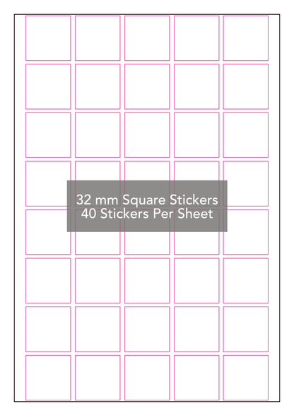 Custom Stickers - Square