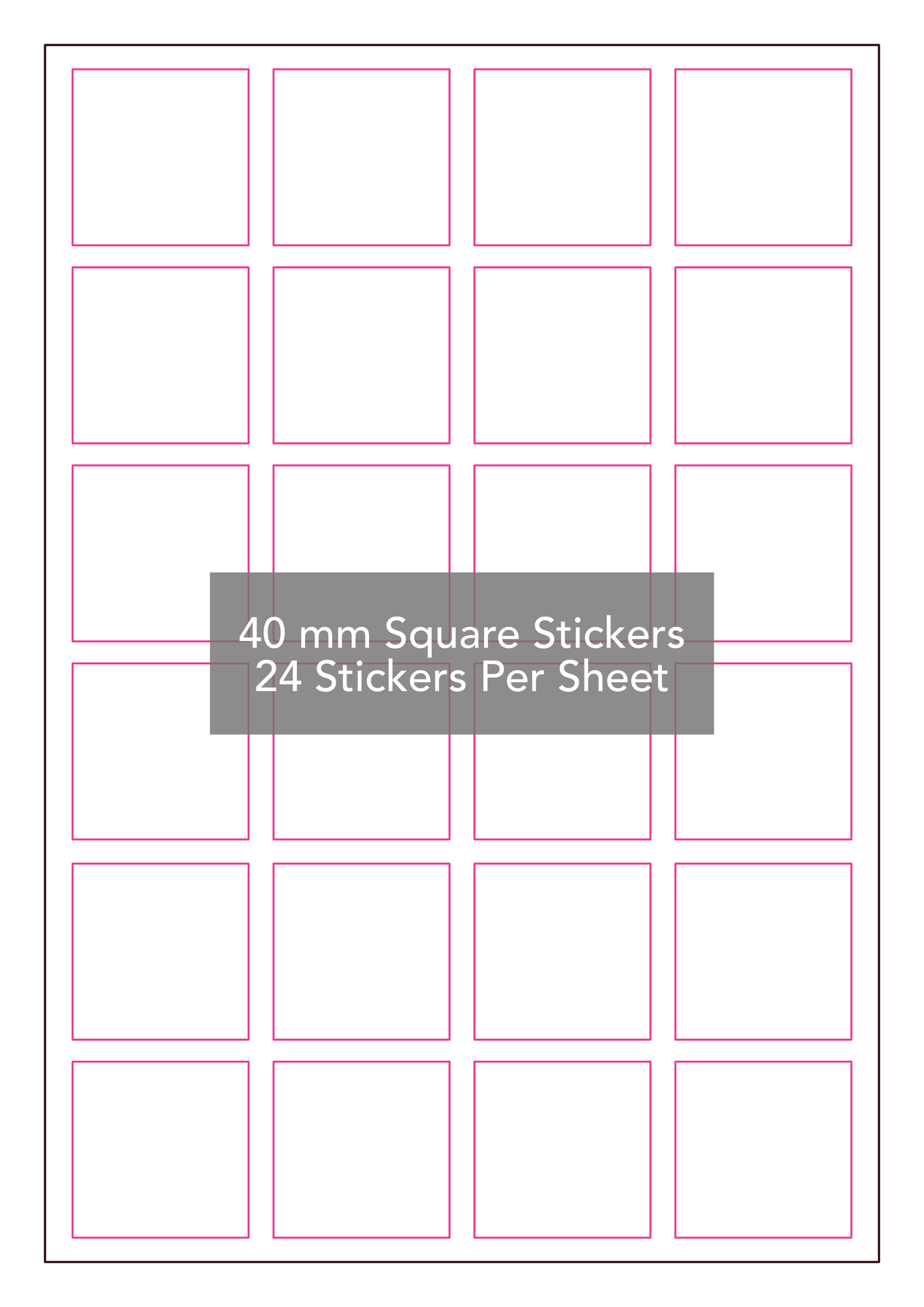 Custom Stickers - Square