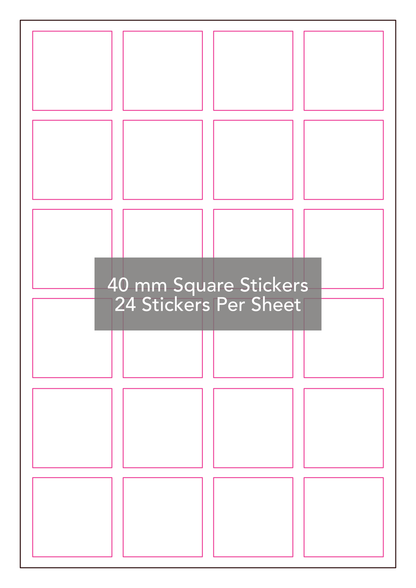 Custom Stickers - Square