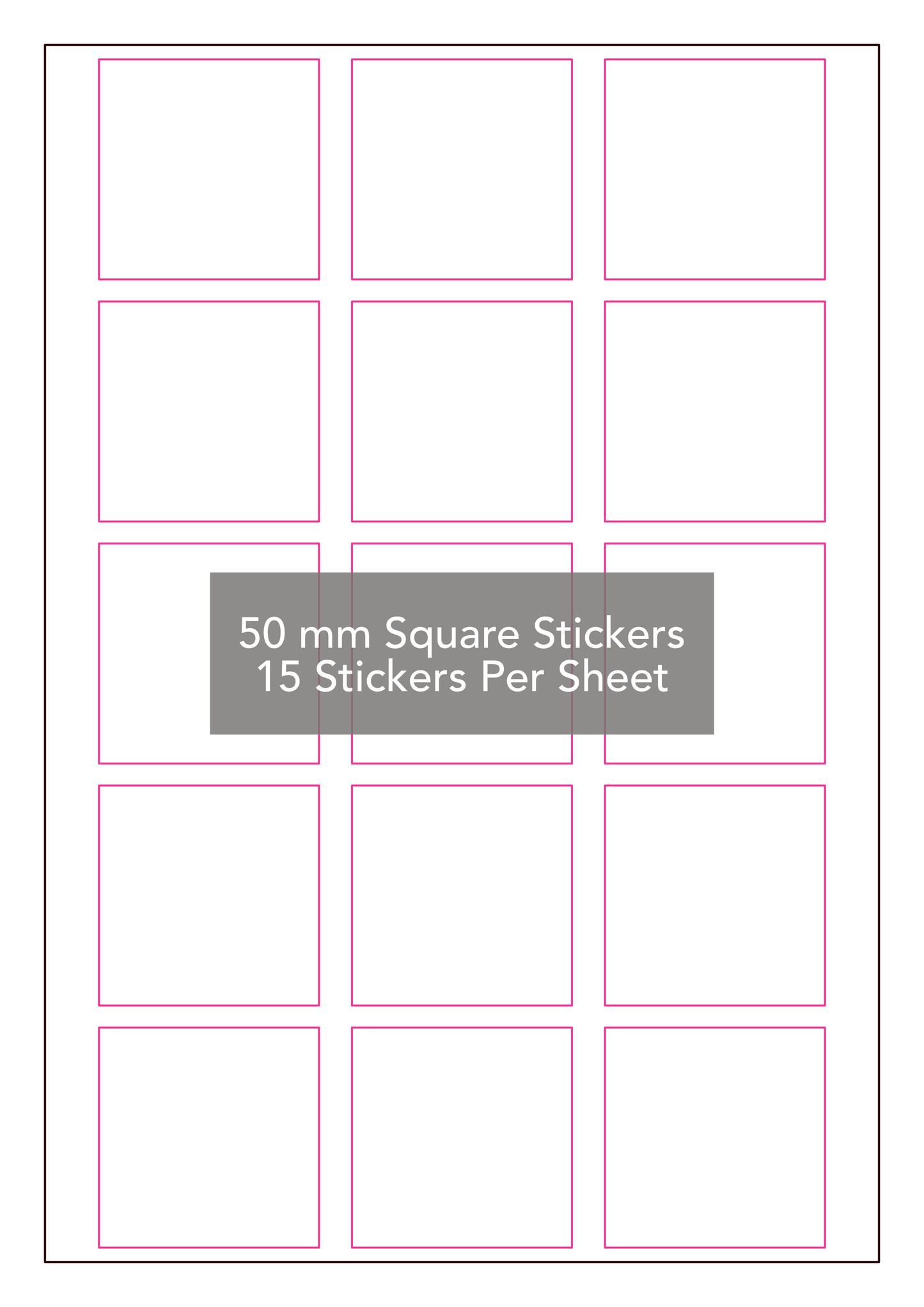 Custom Stickers - Square