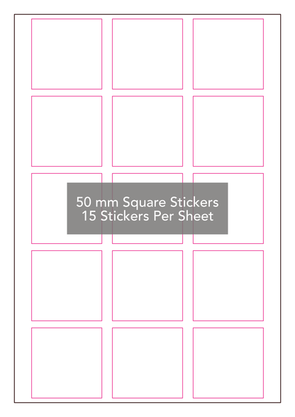 Custom Stickers - Square