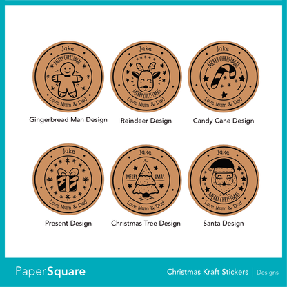 Christmas Custom Stickers