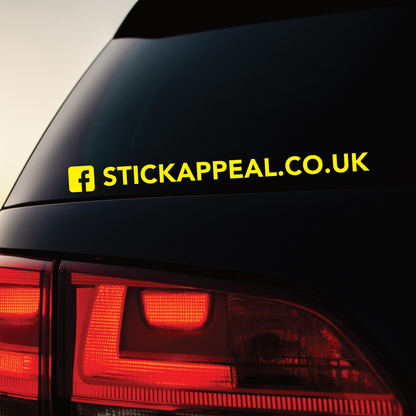 Social Media Tag Vinyl Graphics - Single Colour