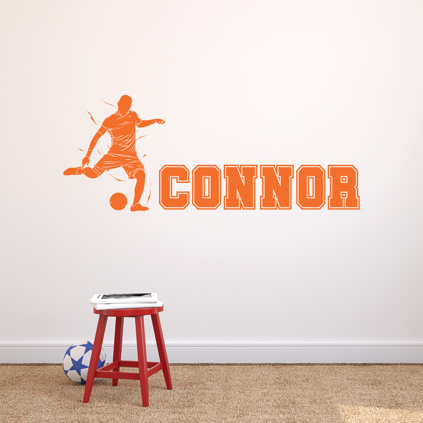 Footballer Wall Graphic