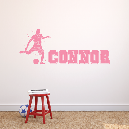 Footballer Wall Graphic