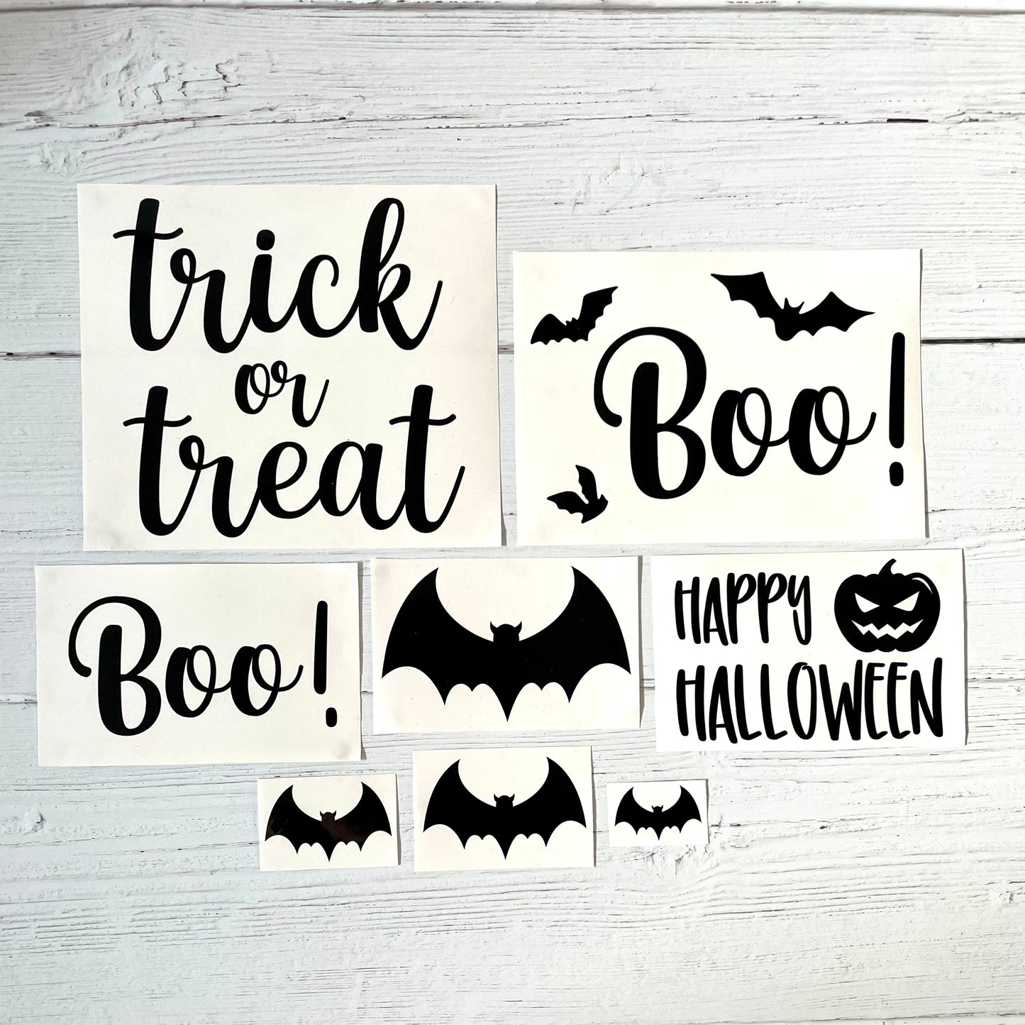 Halloween Set of Vinyl Graphics