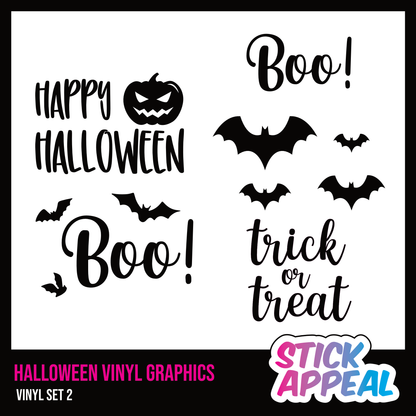 Halloween Set of Vinyl Graphics