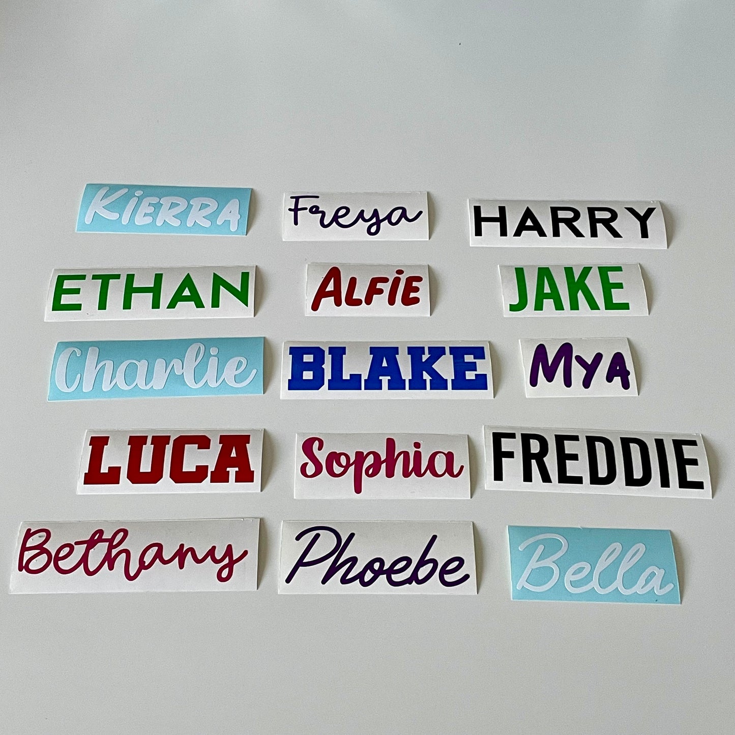 Water Bottle Vinyl Name Label