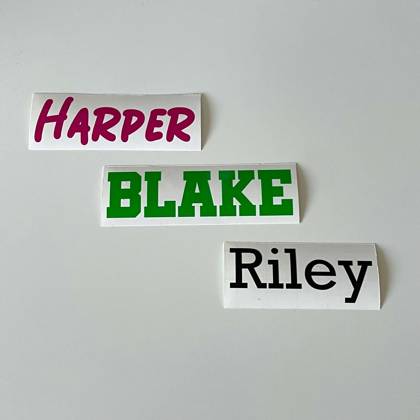 Water Bottle Vinyl Name Label