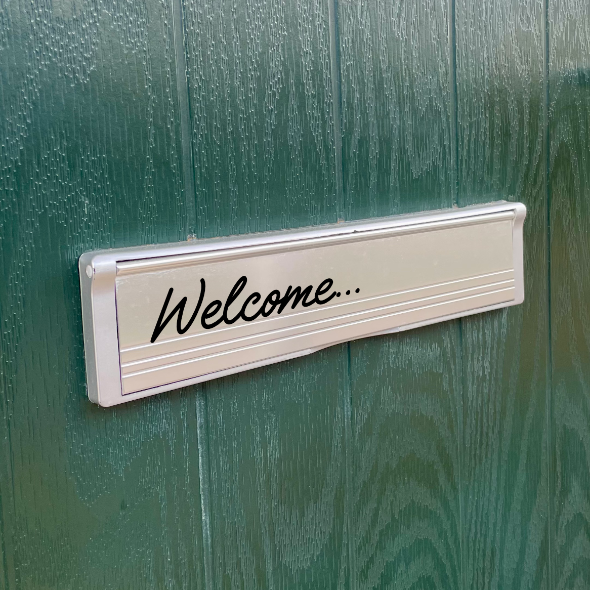 Welcome... Letterbox Vinyl Label
