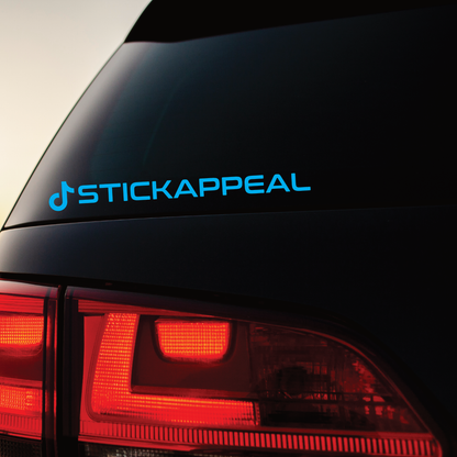 Social Media Tag Vinyl Graphics - Single Colour