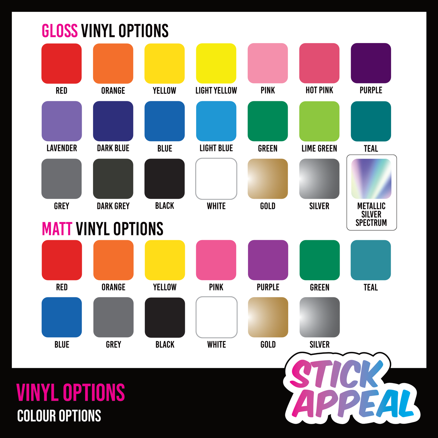 Social Media Tag Vinyl Graphics - Double Layered