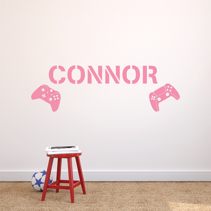 Game Controllers Vinyl Wall Graphic