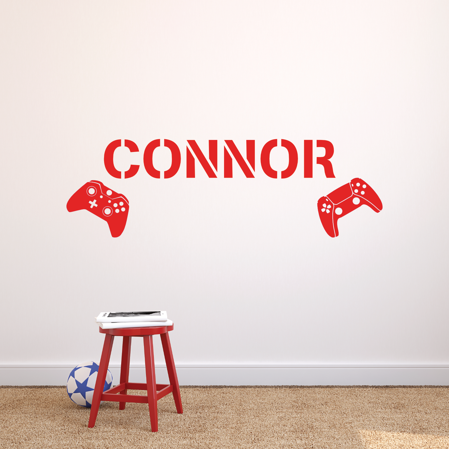 Game Controllers Vinyl Wall Graphic
