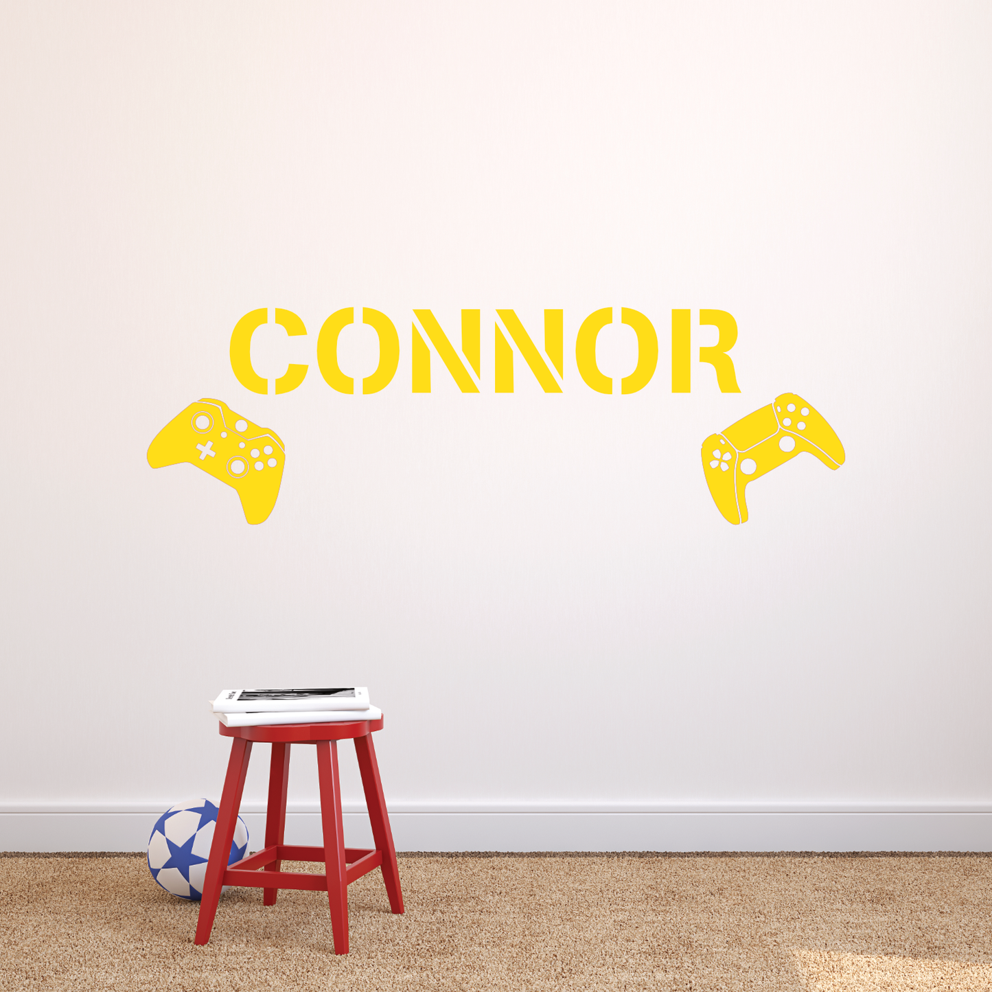 Game Controllers Vinyl Wall Graphic