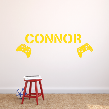 Game Controllers Vinyl Wall Graphic